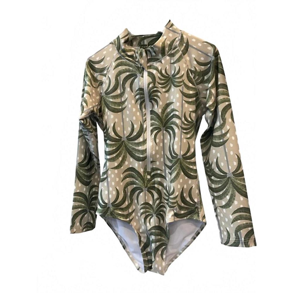 NEW PLANET SEA girls' zipper one piece in desert palm